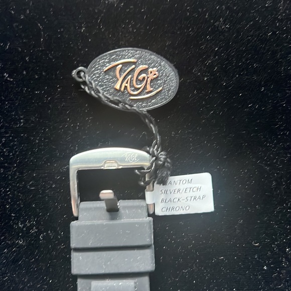 NWT YAGI Phantom silver/etch Chrono watch - Picture 3 of 11